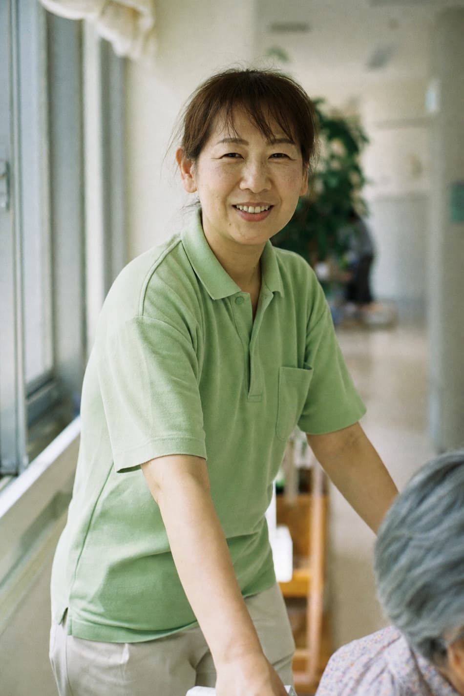 Staff at work in a care setting
